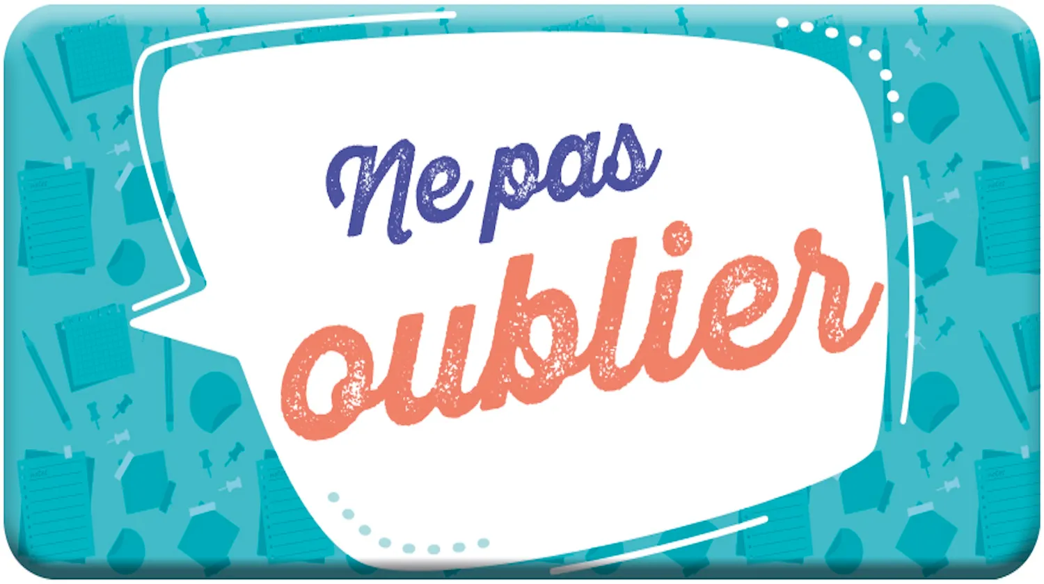 Frigobloc Pense-bêtes et crayon aimanté bloc mémo frigo