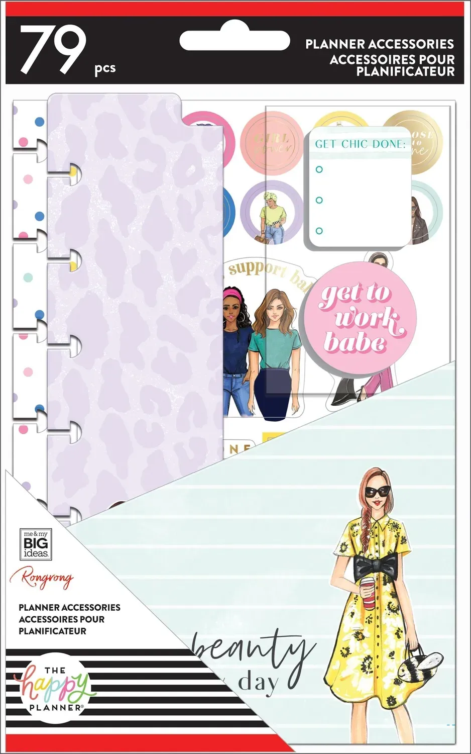 Happy Planner Rongrong Mini pack accessoires 79 pièces