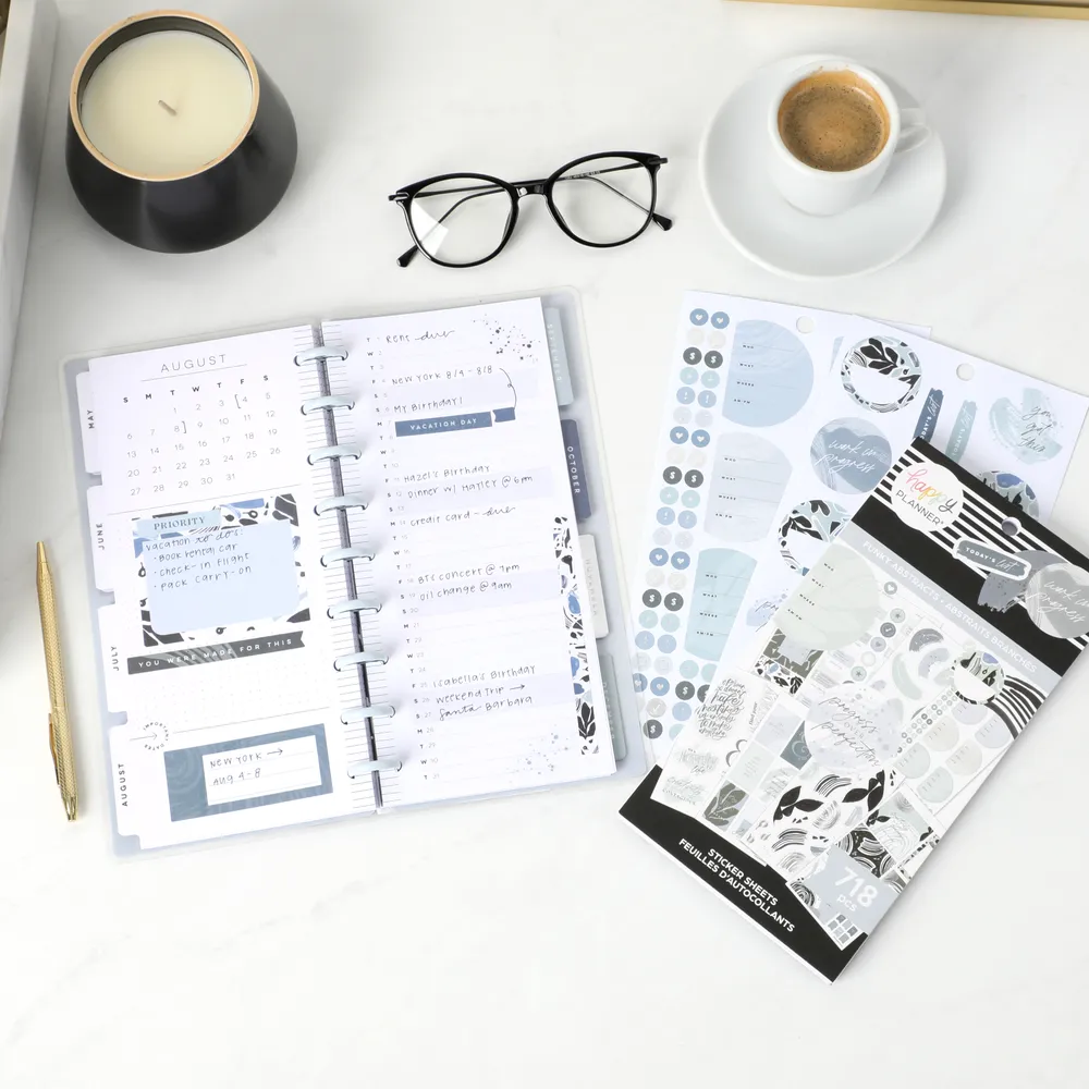 Happy Planner Funky Abstracts carnet stickers 718 pièces