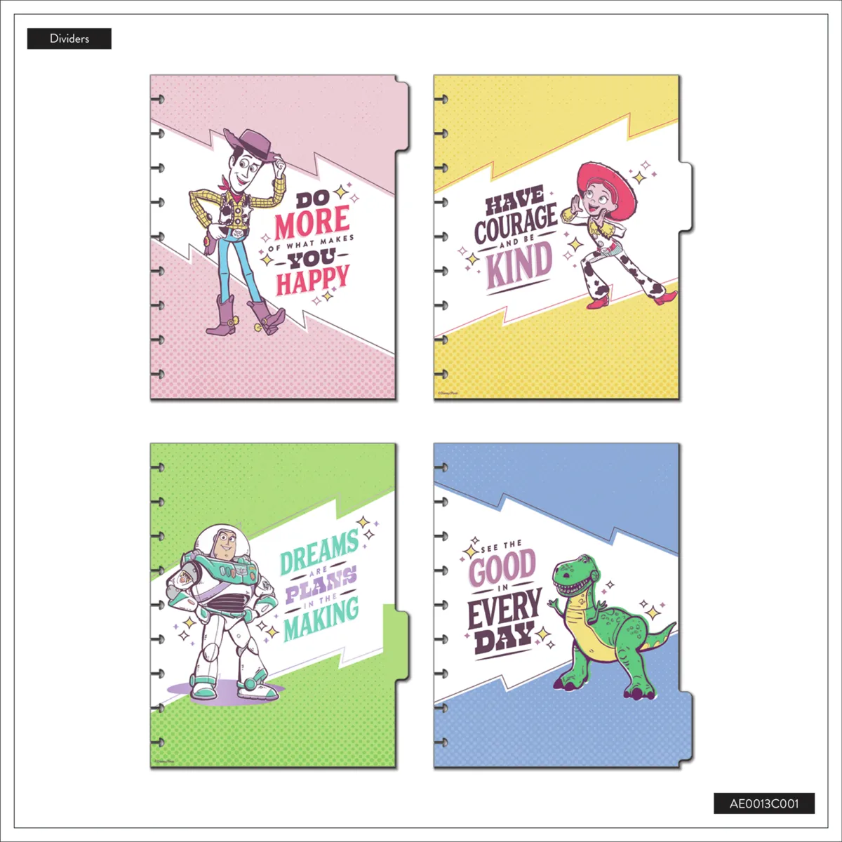 Happy Planner Toy Story 30 ans extension Classic 4 mois