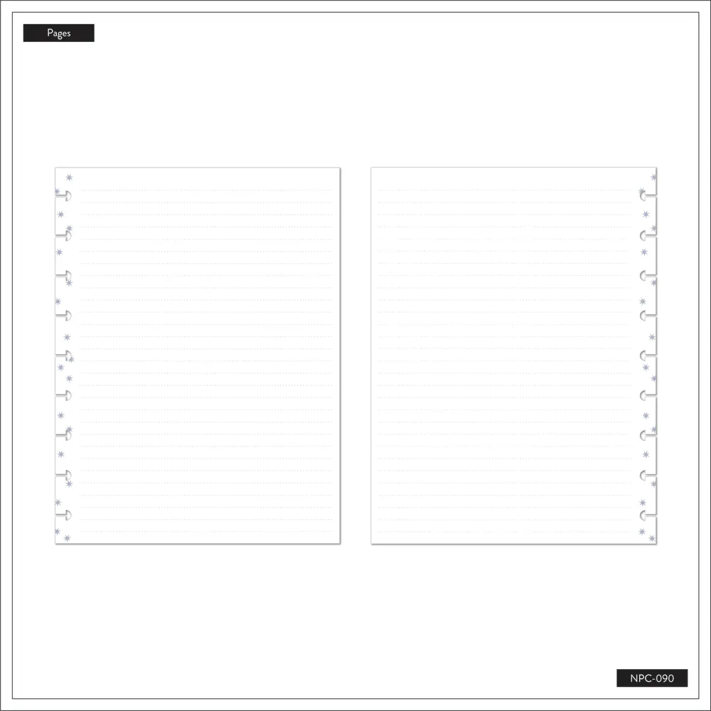 Happy Planner Forest Flowers Classic carnet pointillé ligné
